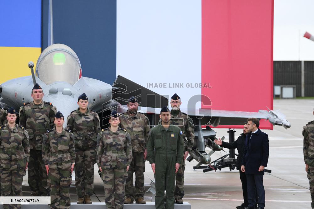 Volodymyr Zelensky Arrival Visit - Villacoublay