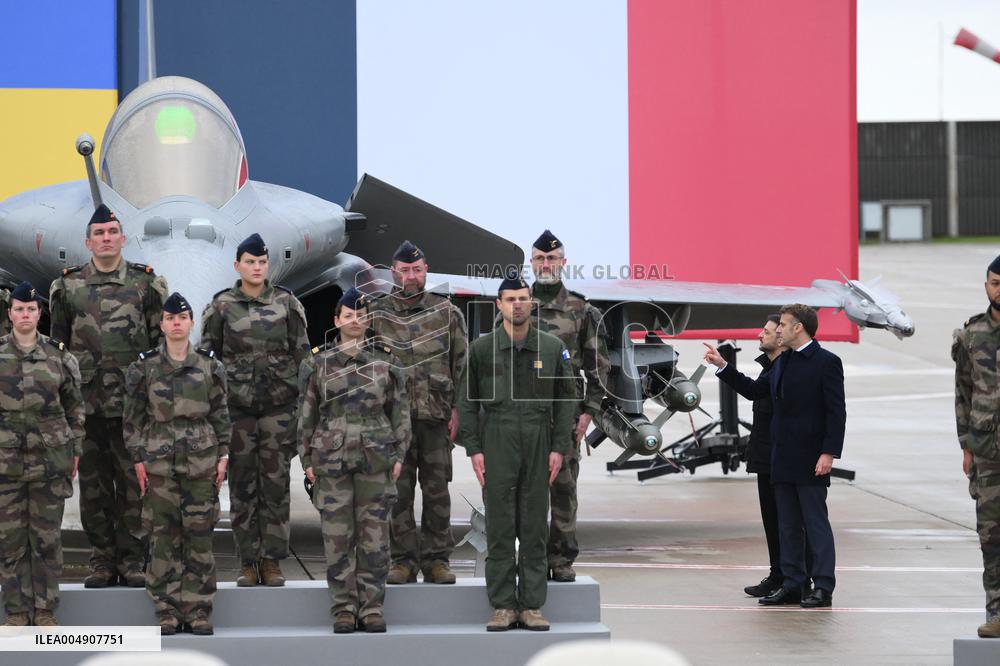 Volodymyr Zelensky Arrival Visit - Villacoublay