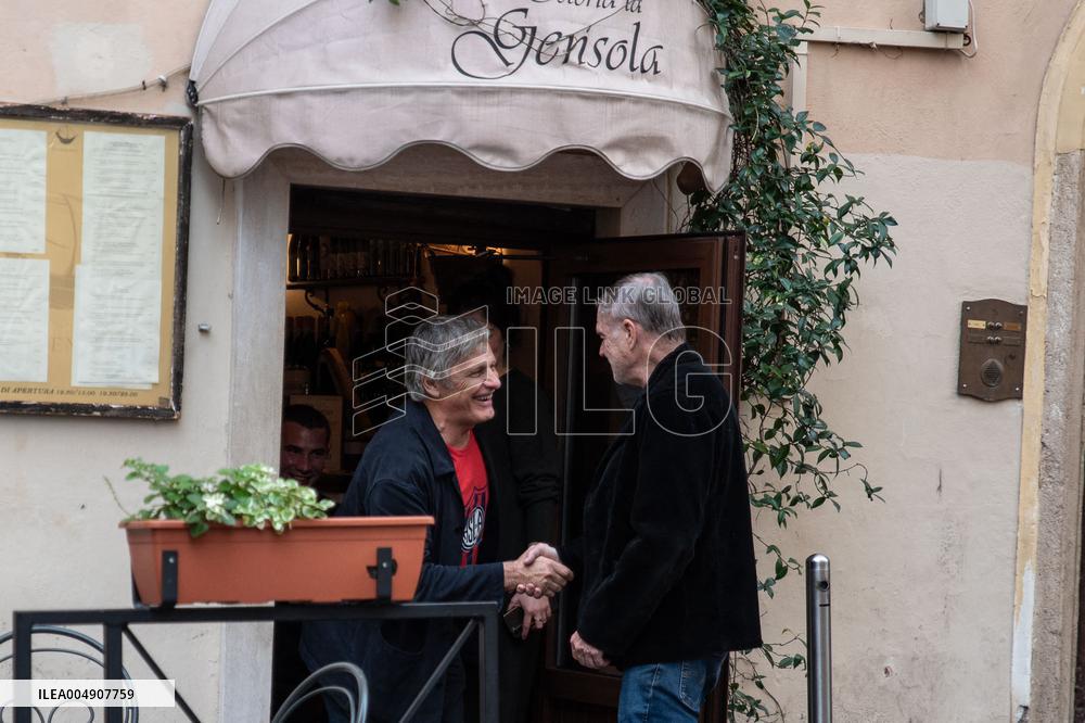 VIP's at the Osteria La Gensola - Rome