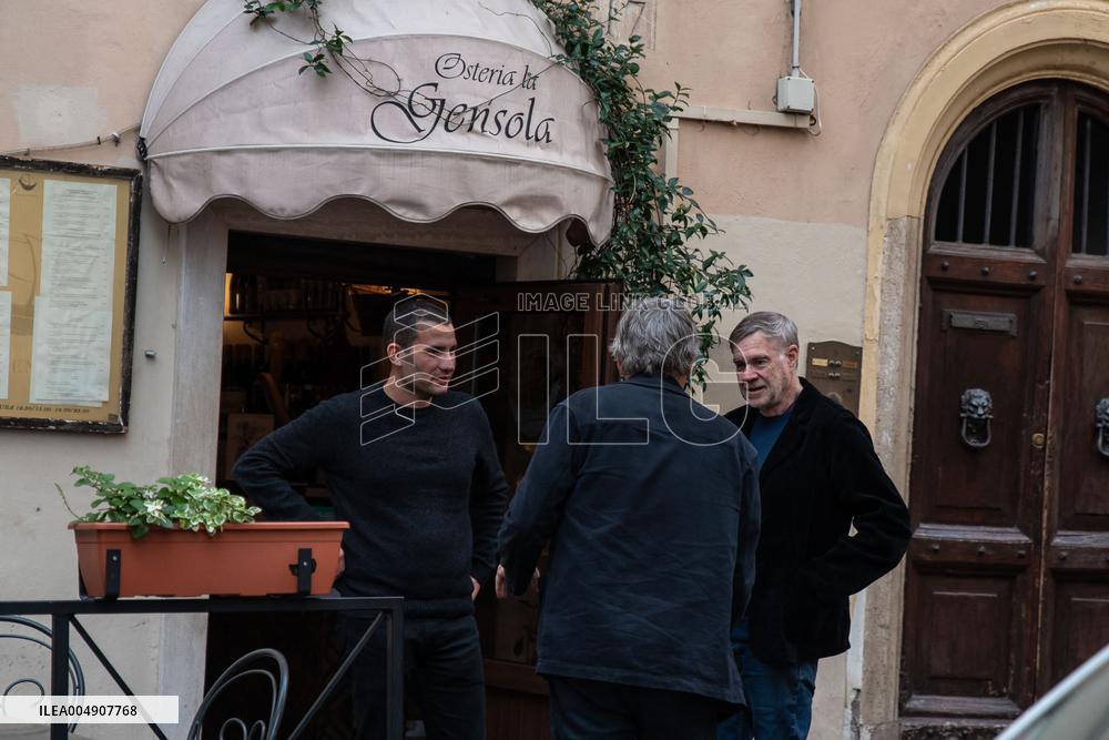 VIP's at the Osteria La Gensola - Rome