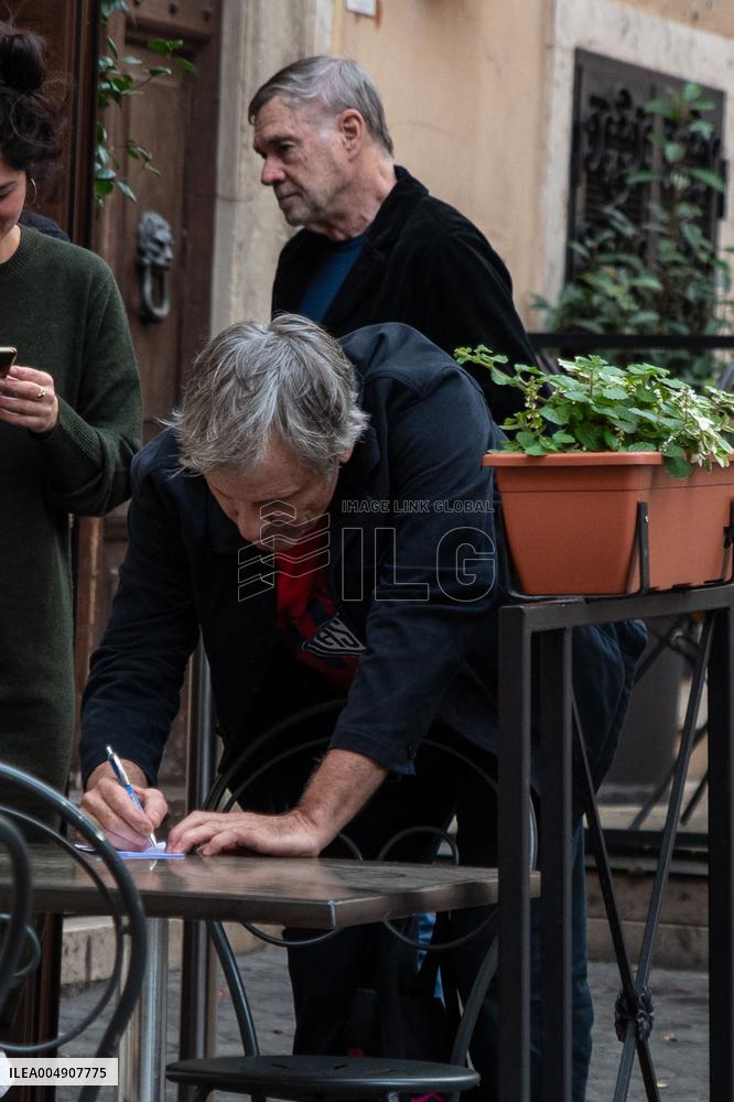 VIP's at the Osteria La Gensola - Rome