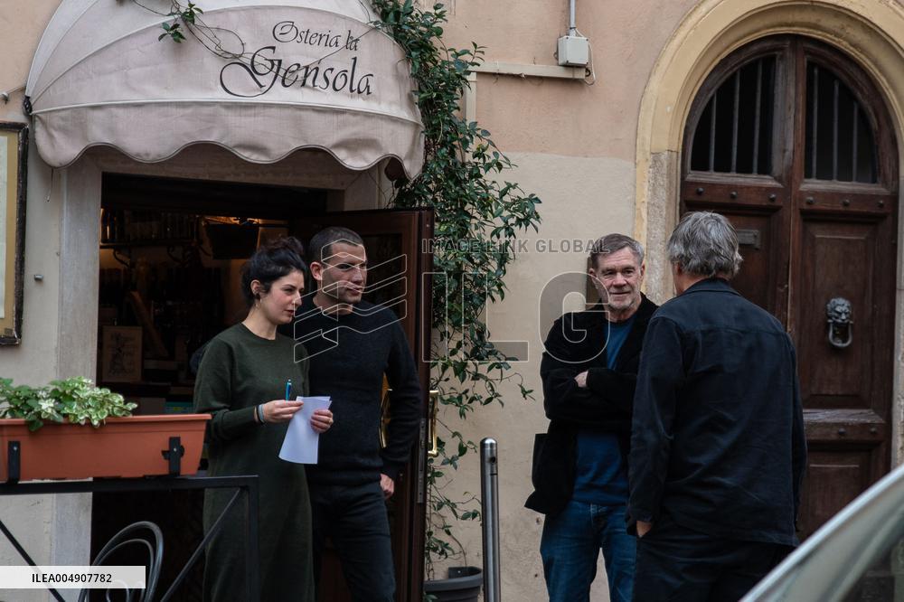 VIP's at the Osteria La Gensola - Rome
