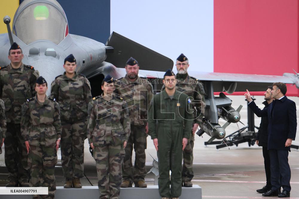 Volodymyr Zelensky Arrival Visit - Villacoublay