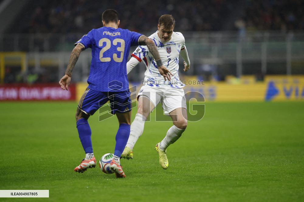 CALCIO - FIFA Mondiali - Qualifiers - Italy vs Norway