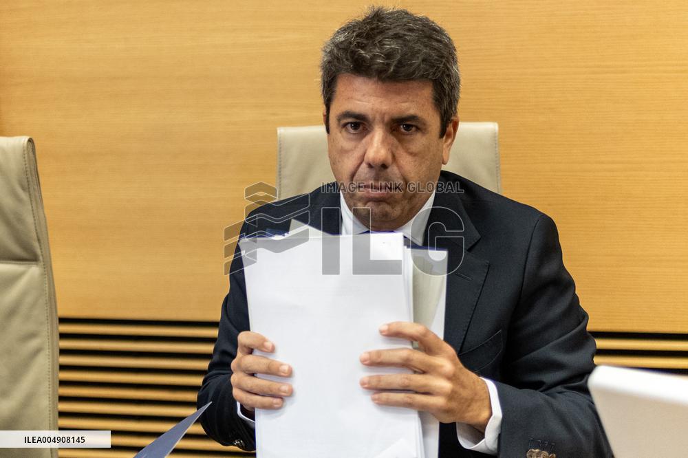 Mazon Undergoes Congressional Questioning On His Management Of The Dana - Spain