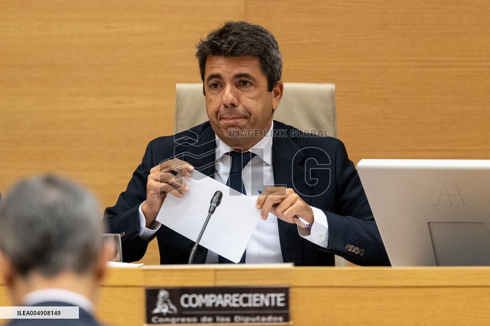 Mazon Undergoes Congressional Questioning On His Management Of The Dana - Spain