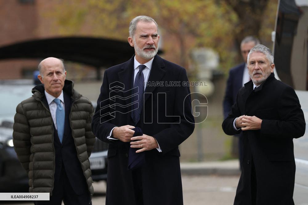 King Felipe VI At TEDAX NRBQ And Cybercrime Anniversaries - Madrid