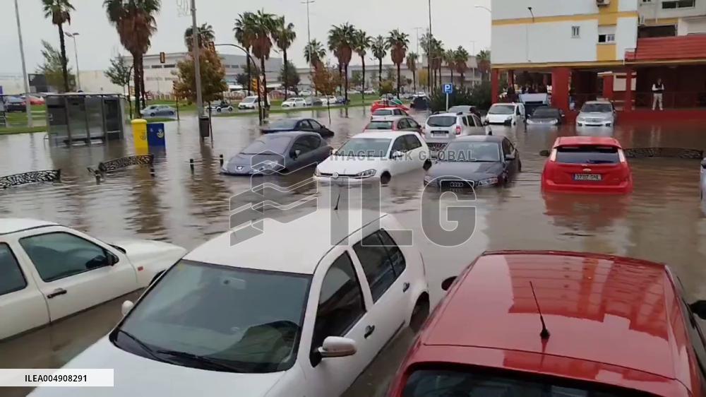 Spain: Storm Claudia Damages Andalusia, especially in Huelva