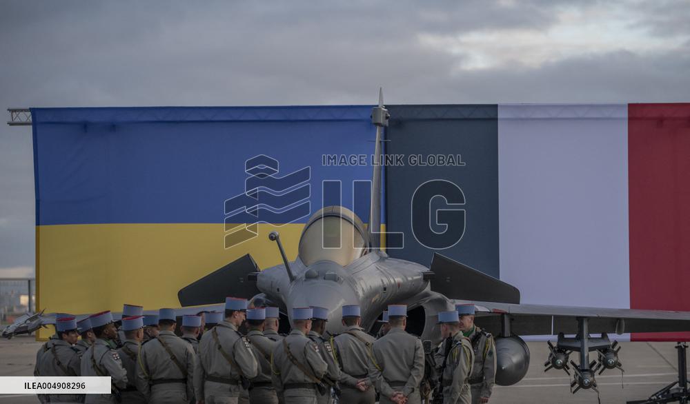 Volodymyr Zelensky Arrival Visit - Villacoublay