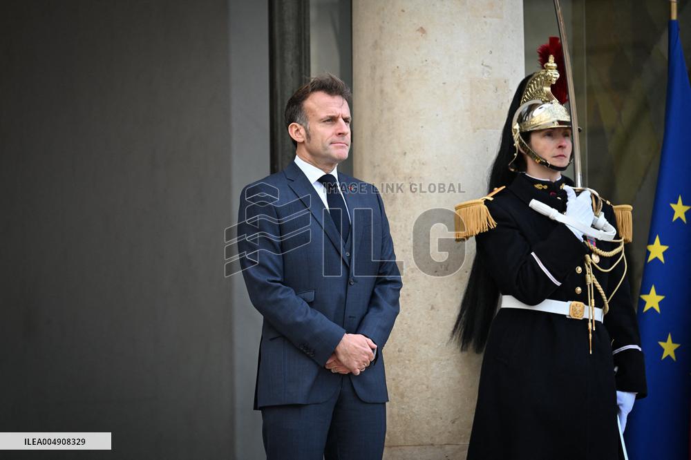 Volodymyr Zelensky Arrives at the Elysee Palace - Paris