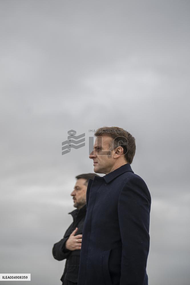 Volodymyr Zelensky Arrival Visit - Villacoublay