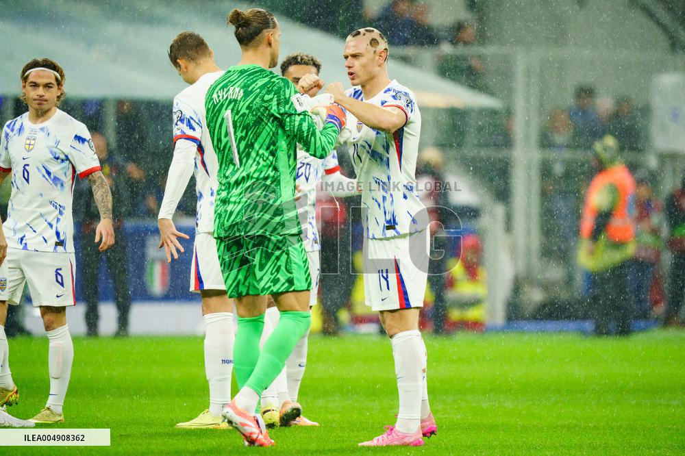 CALCIO - FIFA Mondiali - Qualifiers - Italy vs Norway