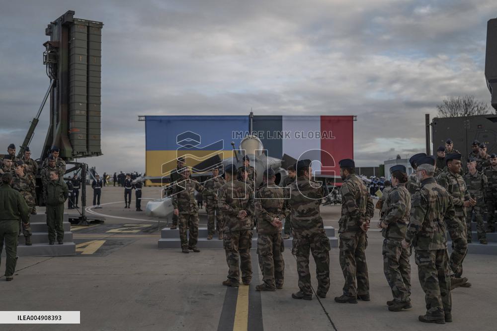 Volodymyr Zelensky Arrival Visit - Villacoublay
