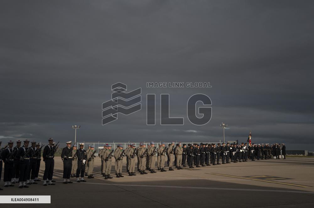 Volodymyr Zelensky Arrival Visit - Villacoublay