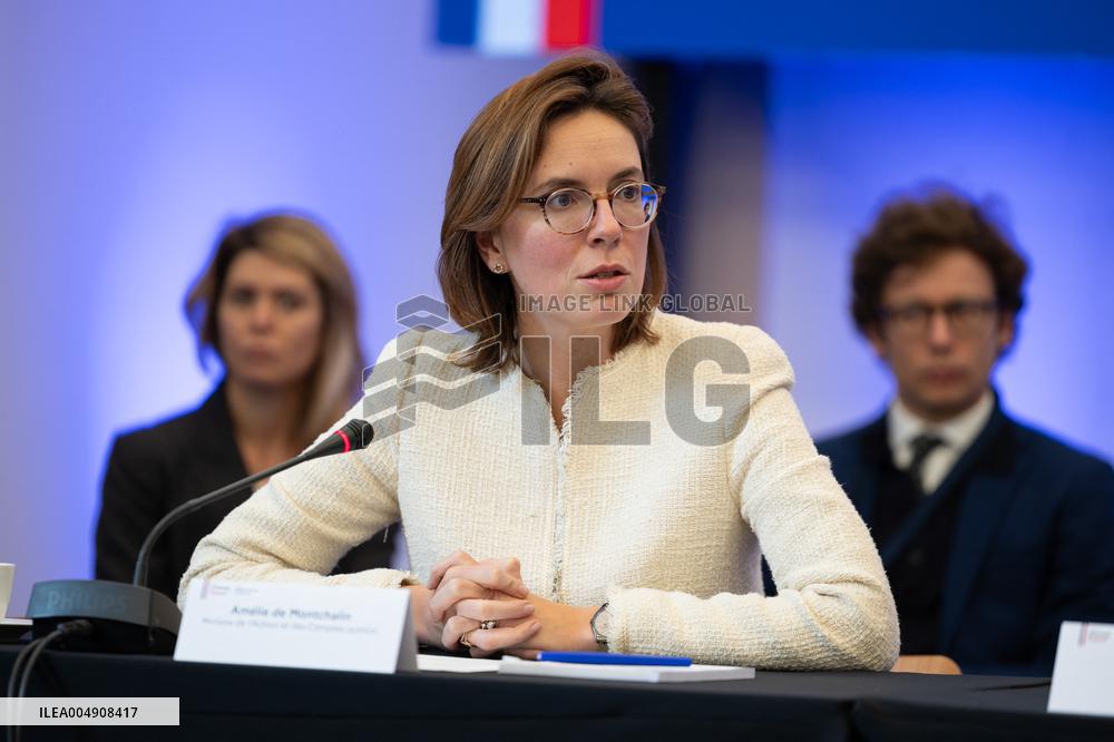 Sebastien Lecornu at the Choose France Summit - Paris