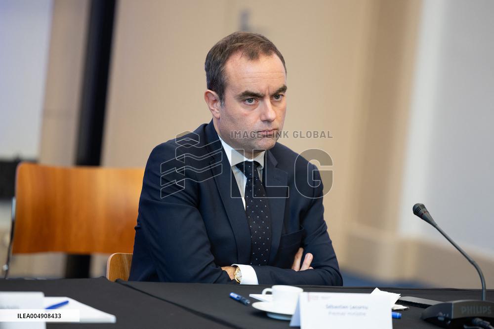 Sebastien Lecornu at the Choose France Summit - Paris