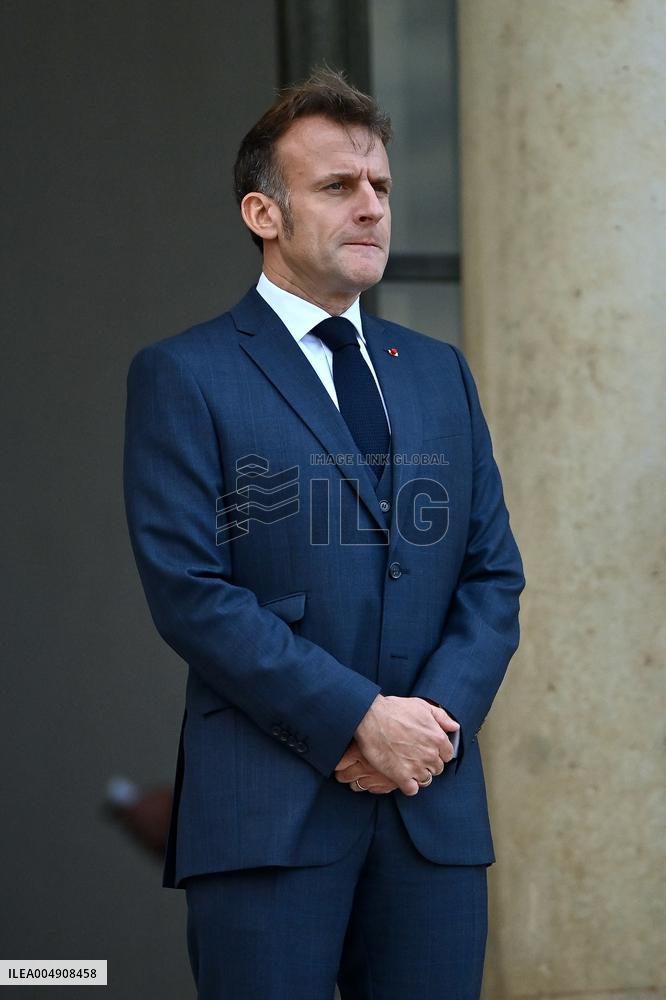 Volodymyr Zelensky Arrives at the Elysee Palace - Paris