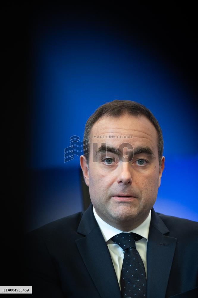 Sebastien Lecornu at the Choose France Summit - Paris