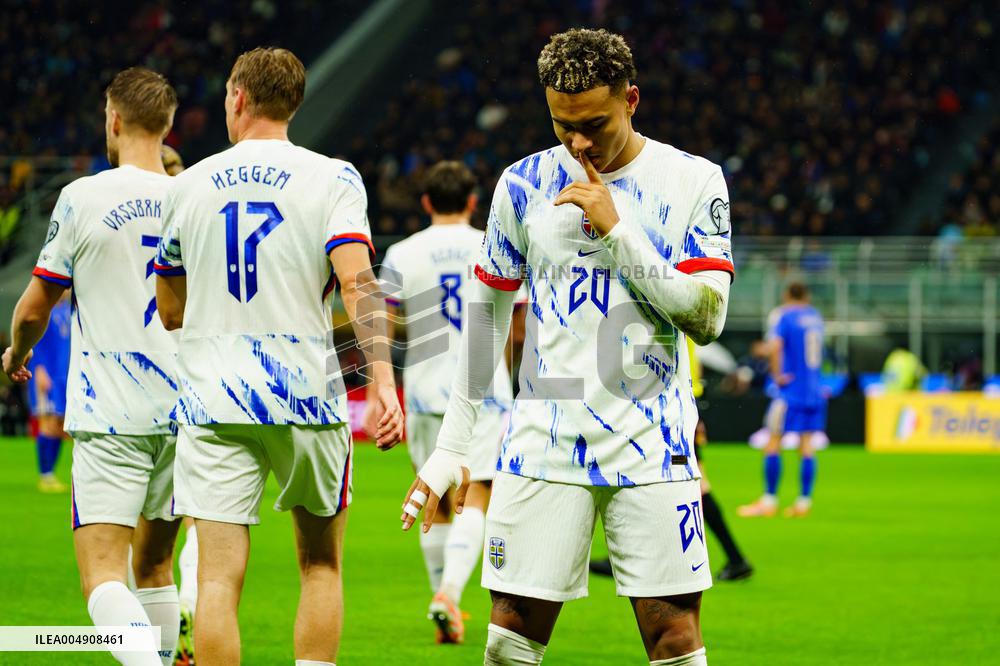 CALCIO - FIFA Mondiali - Qualifiers - Italy vs Norway