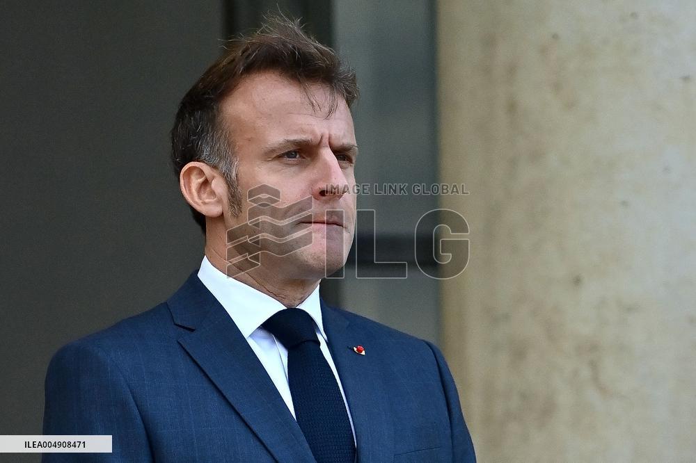 Volodymyr Zelensky Arrives at the Elysee Palace - Paris