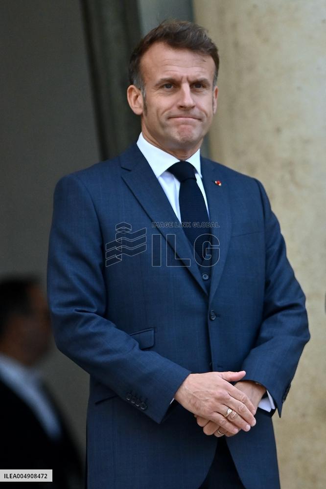 Volodymyr Zelensky Arrives at the Elysee Palace - Paris