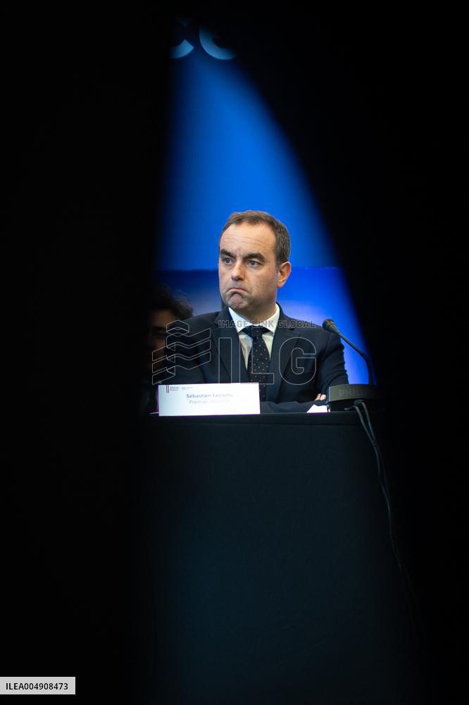 Sebastien Lecornu at the Choose France Summit - Paris