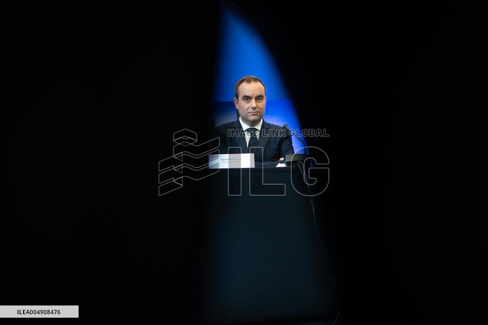 Sebastien Lecornu at the Choose France Summit - Paris