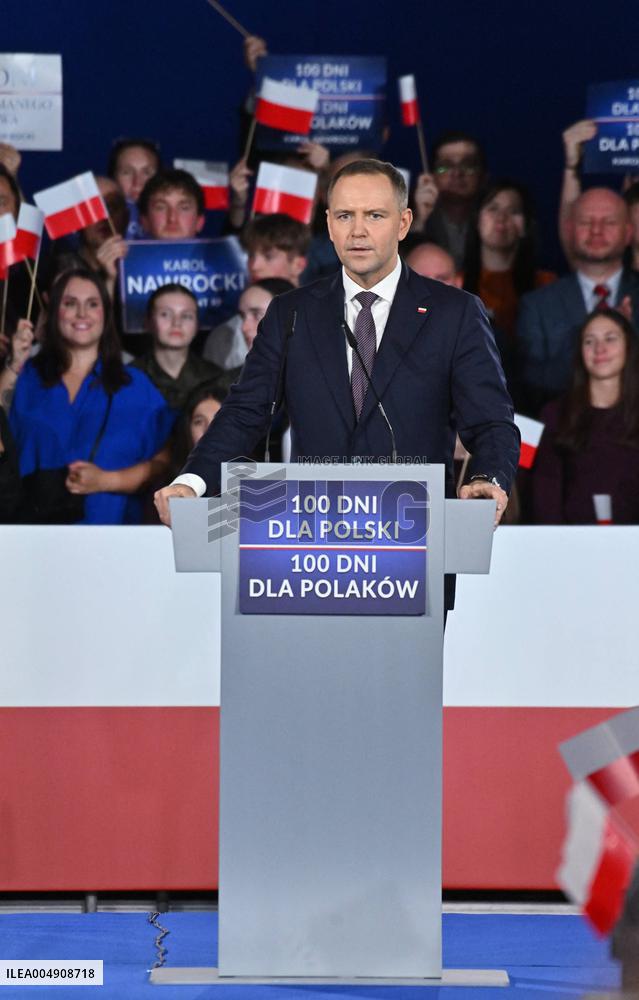 100 Days Of The President Of Poland's Term Meeting - Minsk Mazowiecki