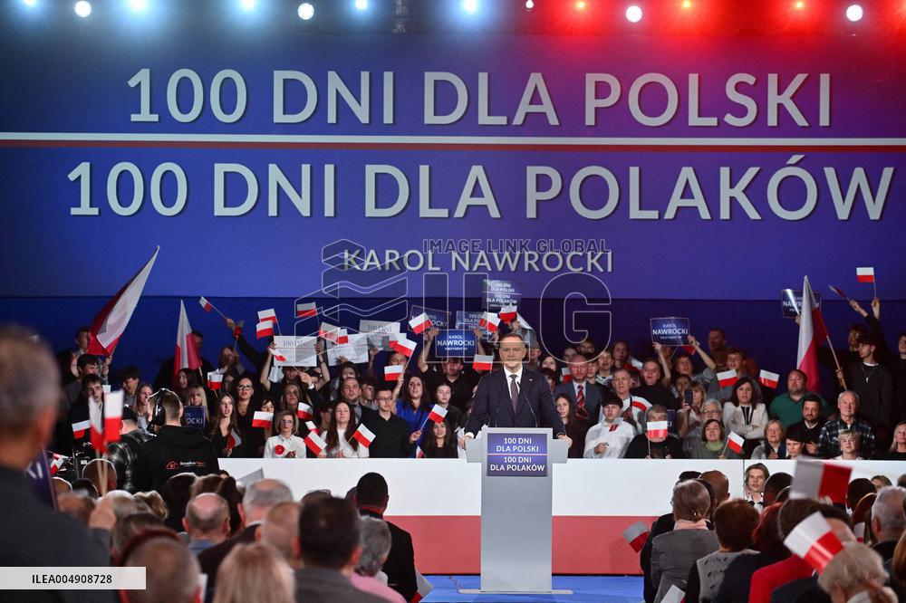 100 Days Of The President Of Poland's Term Meeting - Minsk Mazowiecki