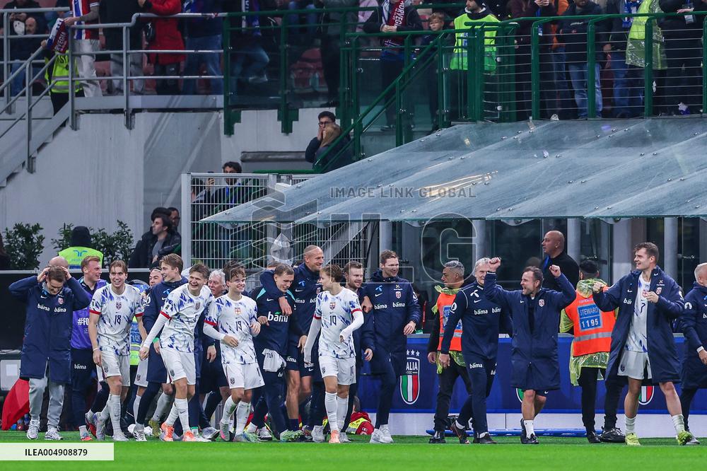 CALCIO - FIFA Mondiali - Qualifiers - Italy vs Norway