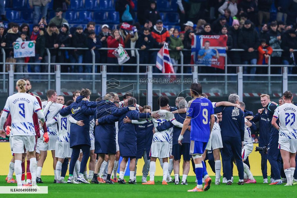 CALCIO - FIFA Mondiali - Qualifiers - Italy vs Norway