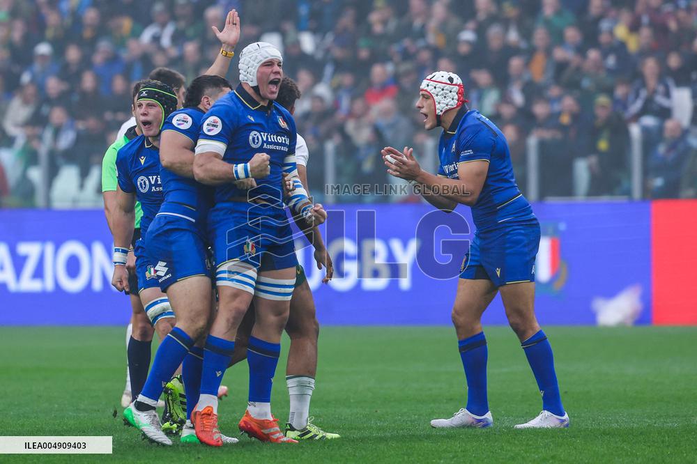 RUGBY - Quilter Nations Series - Italy vs South Africa