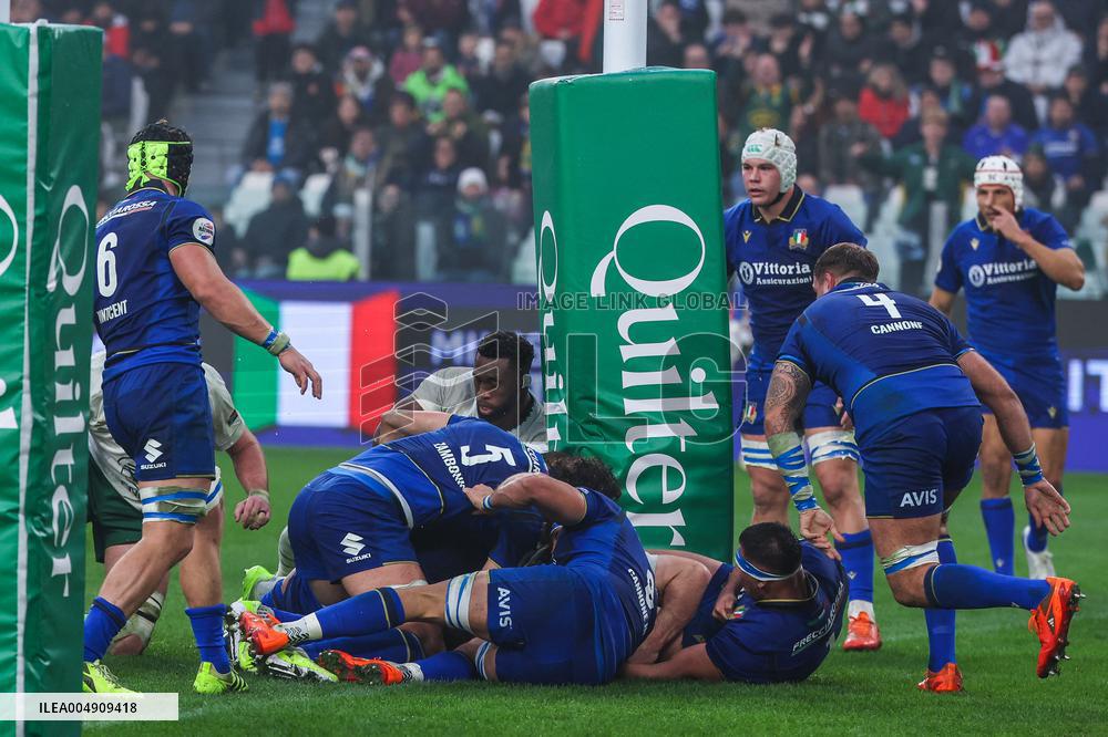RUGBY - Quilter Nations Series - Italy vs South Africa