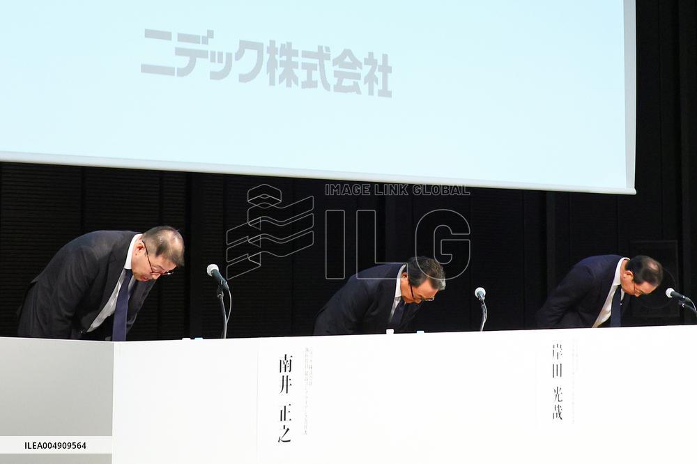 Nidek Earnings Conference Call