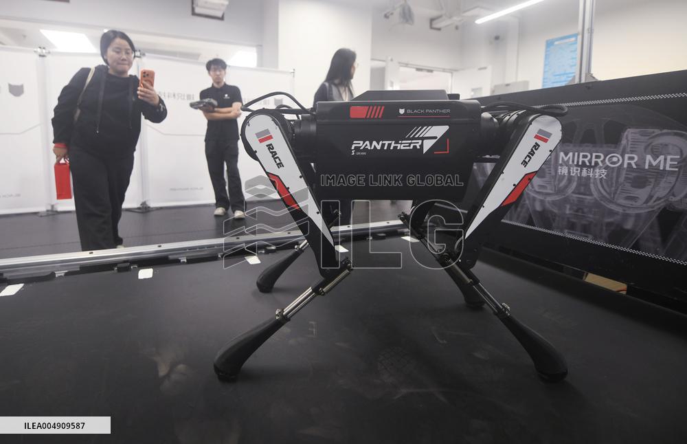 World Fastest Robot Dog Black Panther 2.0