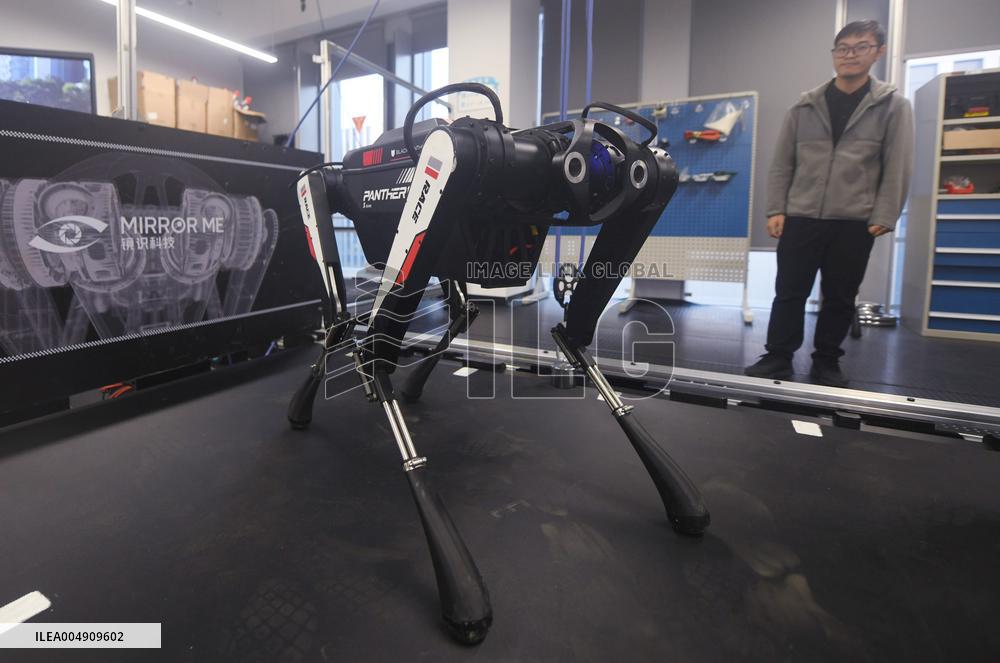 World Fastest Robot Dog Black Panther 2.0