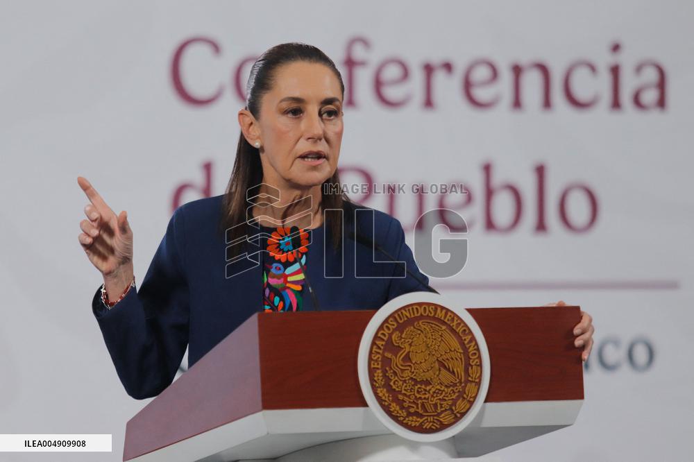 President Claudia Sheinbaum Gen Z News Conference - Mexico