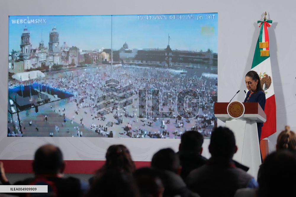 President Claudia Sheinbaum Gen Z News Conference - Mexico