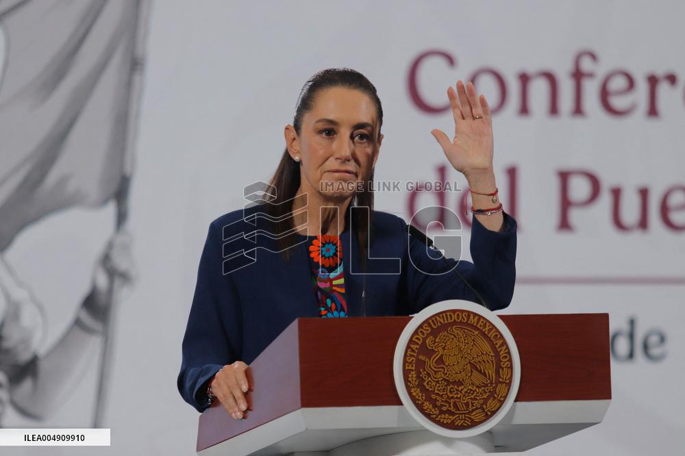 President Claudia Sheinbaum Gen Z News Conference - Mexico