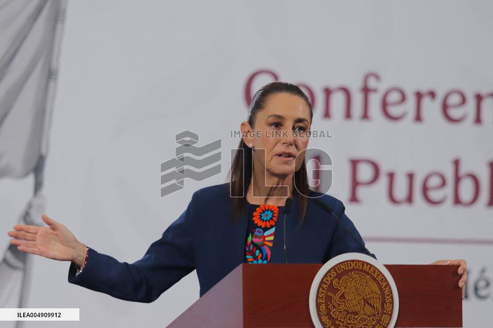President Claudia Sheinbaum Gen Z News Conference - Mexico