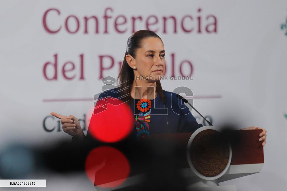 President Claudia Sheinbaum Gen Z News Conference - Mexico