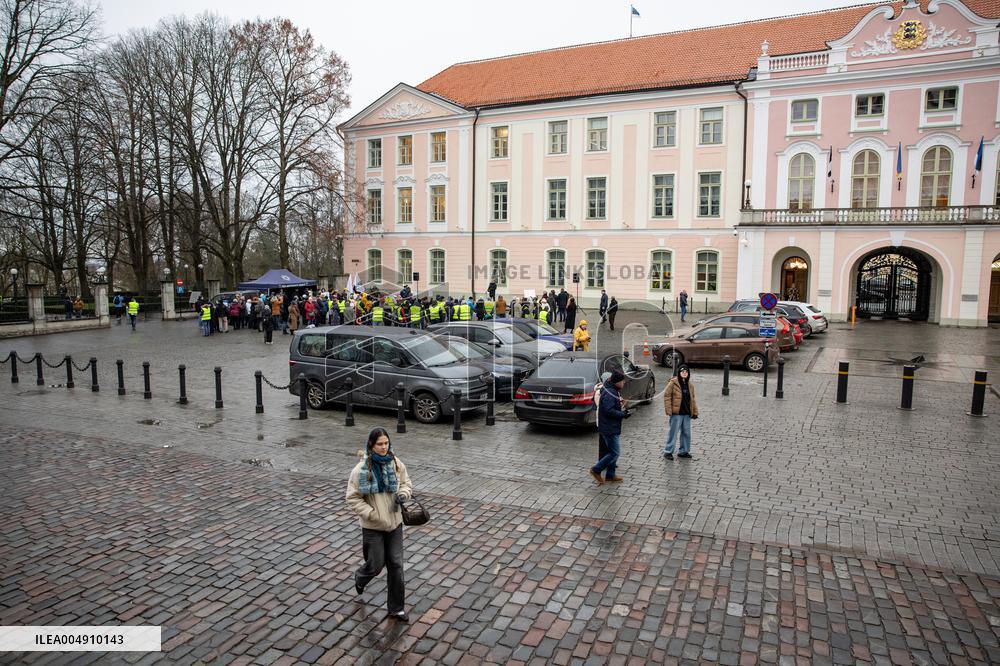 Trade unions protest
