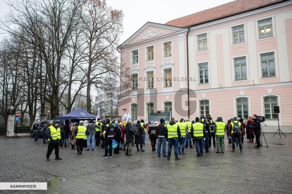 Trade unions protest