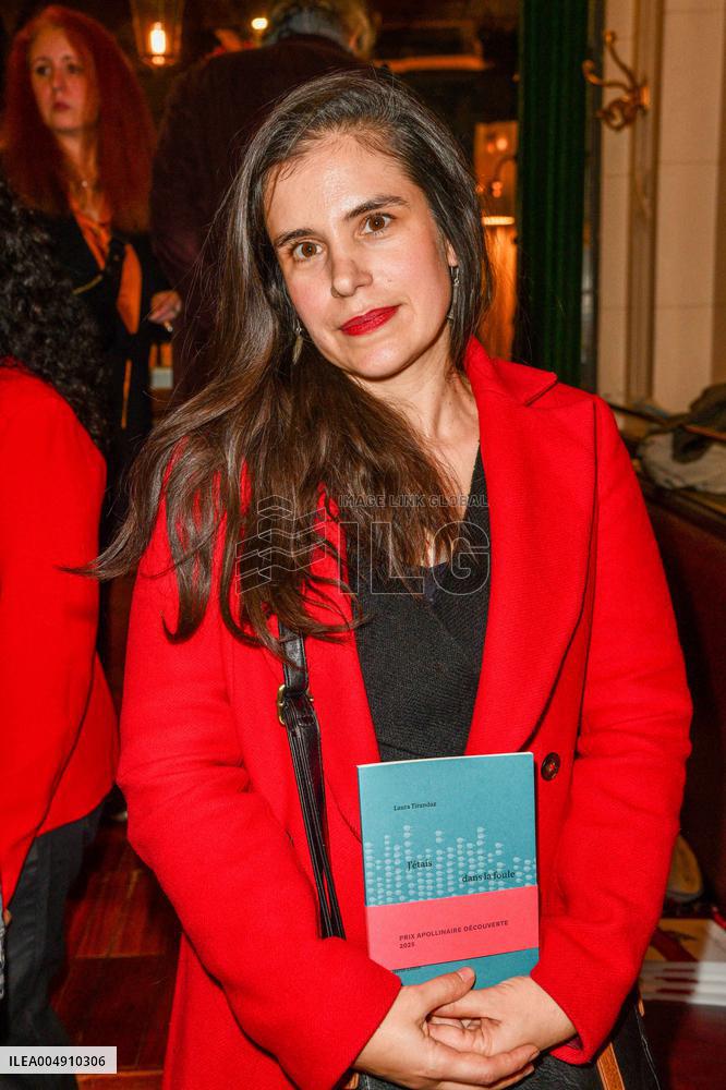 Guillaume Apollinaire 2025 Prize Ceremony At Les Deux Magots at Paris Guillaume Apollinaire 2025 Prize Ceremony At Les Deux Mago