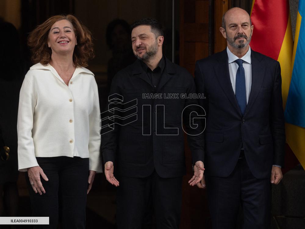 Ukrainian President Zelenskyy Visits Spain - Madrid