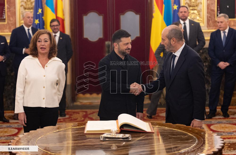 Ukrainian President Zelenskyy Visits Spain - Madrid