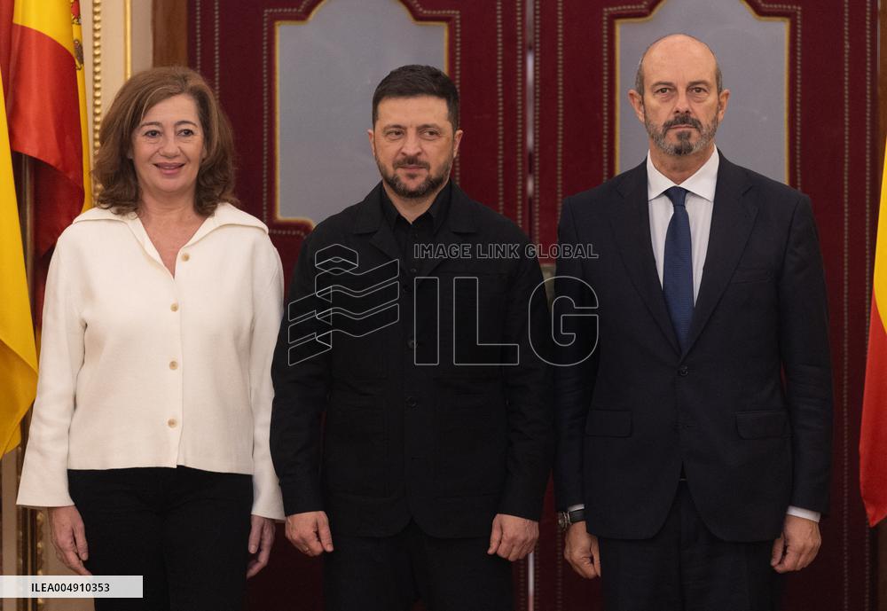 Ukrainian President Zelenskyy Visits Spain - Madrid