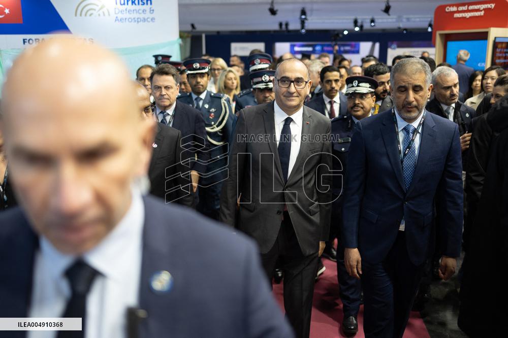 Laurent Nunez inaugurates MILIPOL PARIS 2025 - Villepinte