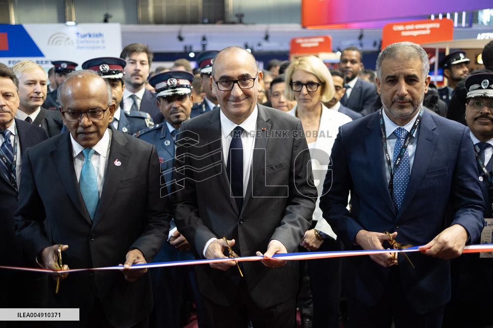 Laurent Nunez inaugurates MILIPOL PARIS 2025 - Villepinte