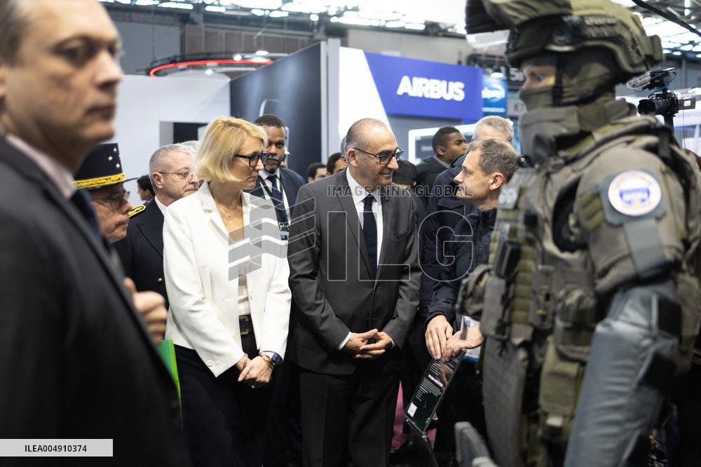Laurent Nunez inaugurates MILIPOL PARIS 2025 - Villepinte
